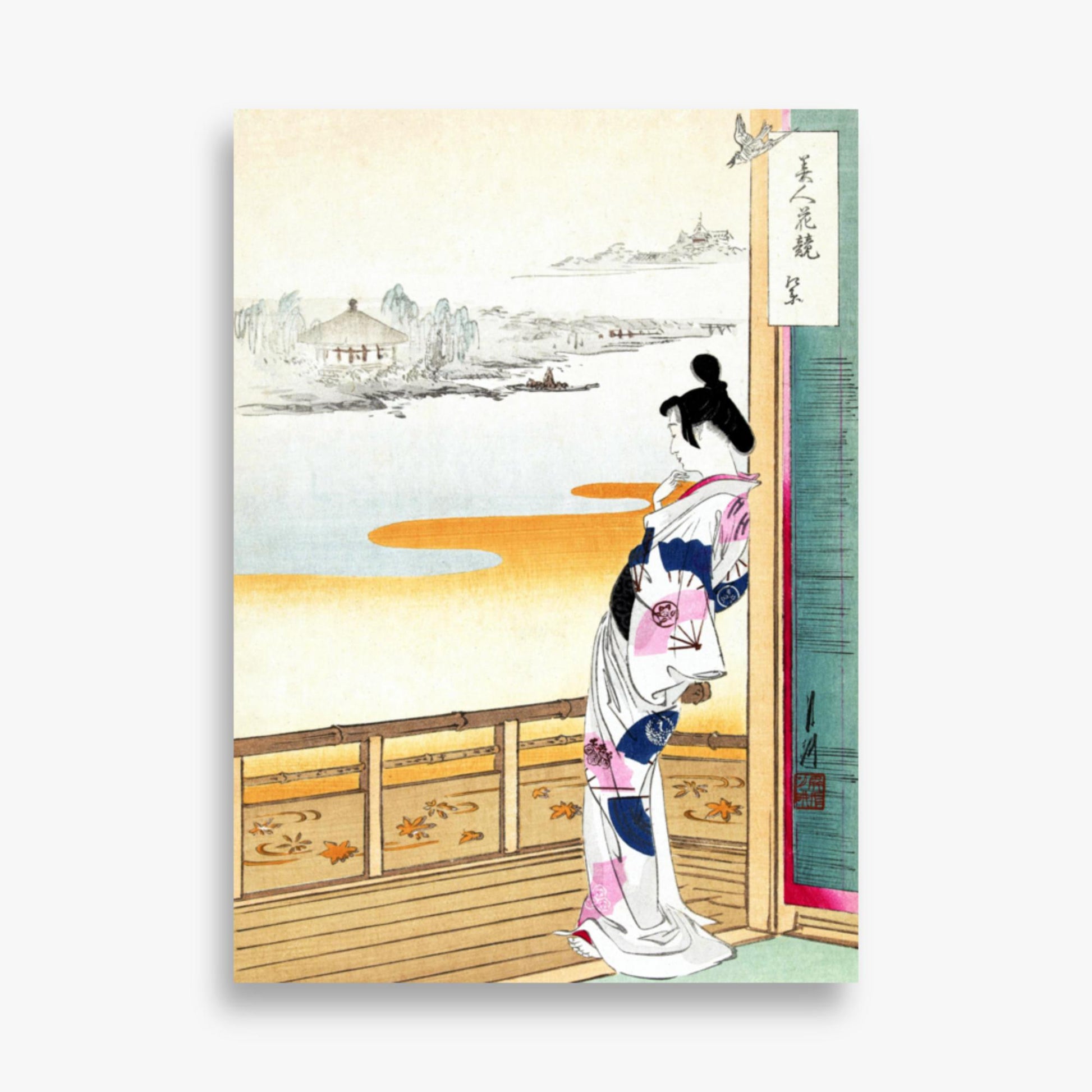 Ogata Gekko - The Call of the Cuckoo 50x70 cm Poster