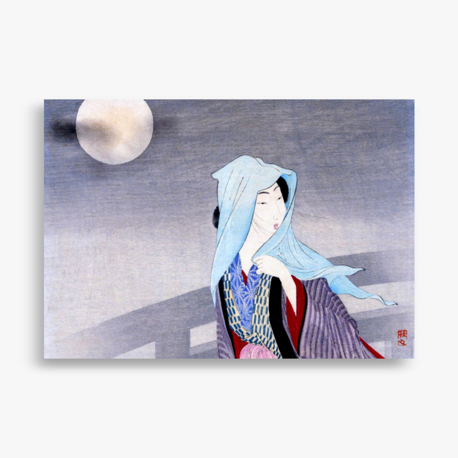 Takeuchi Keishu - Full Moon 70x100 cm Poster