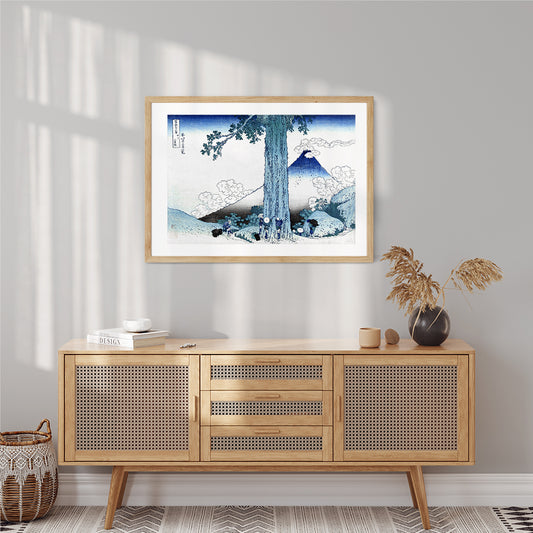 Interior Design Concept: Fuji from Mishima Pass in Kai Province (Katsushika Hokusai)