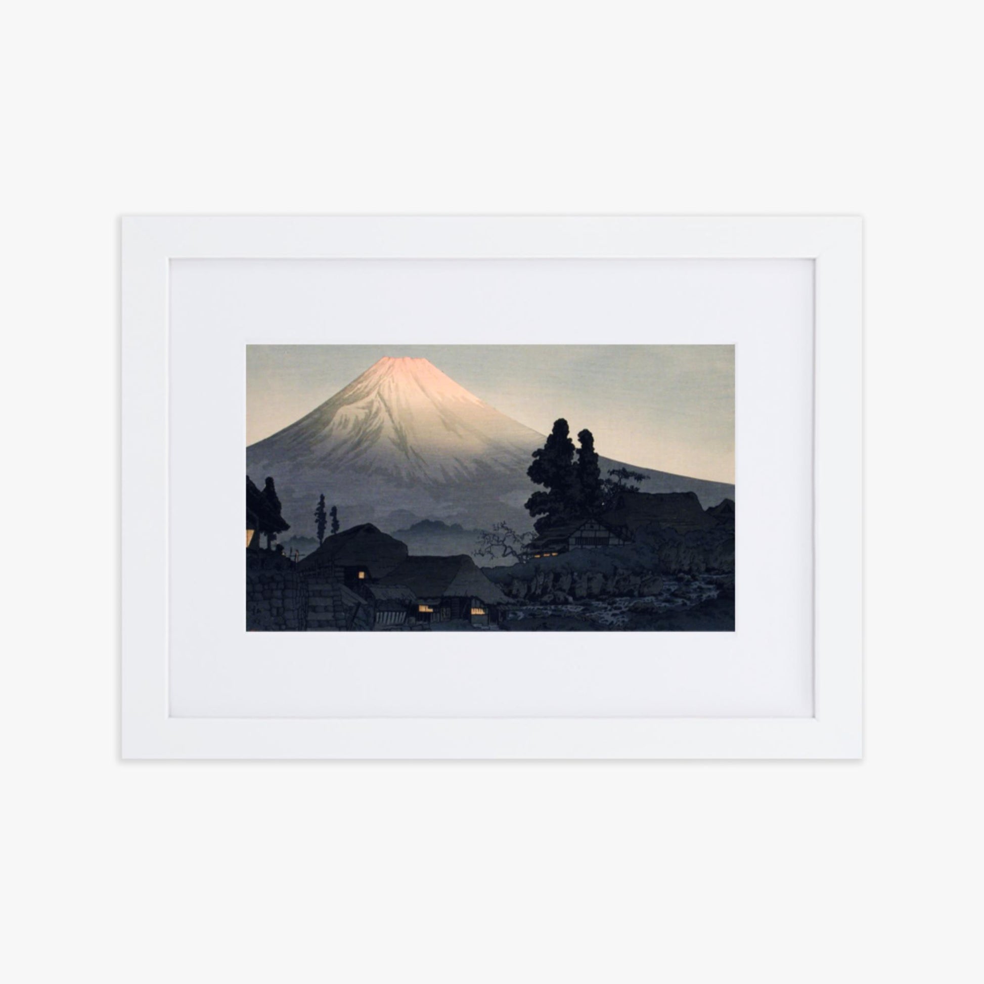 Takahashi Hiroaki (Shōtei) - Mount Fuji From Mizukubo 21x30 cm Poster With White Frame