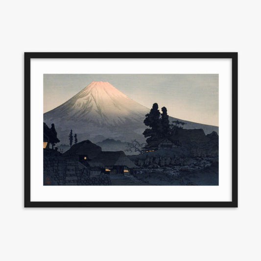 Takahashi Hiroaki (Shōtei) - Mount Fuji From Mizukubo 50x70 cm Poster With Black Frame