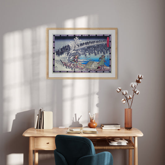 Interior Design Concept: Scene I in Act XI of Chushingura (Utagawa Hiroshige)