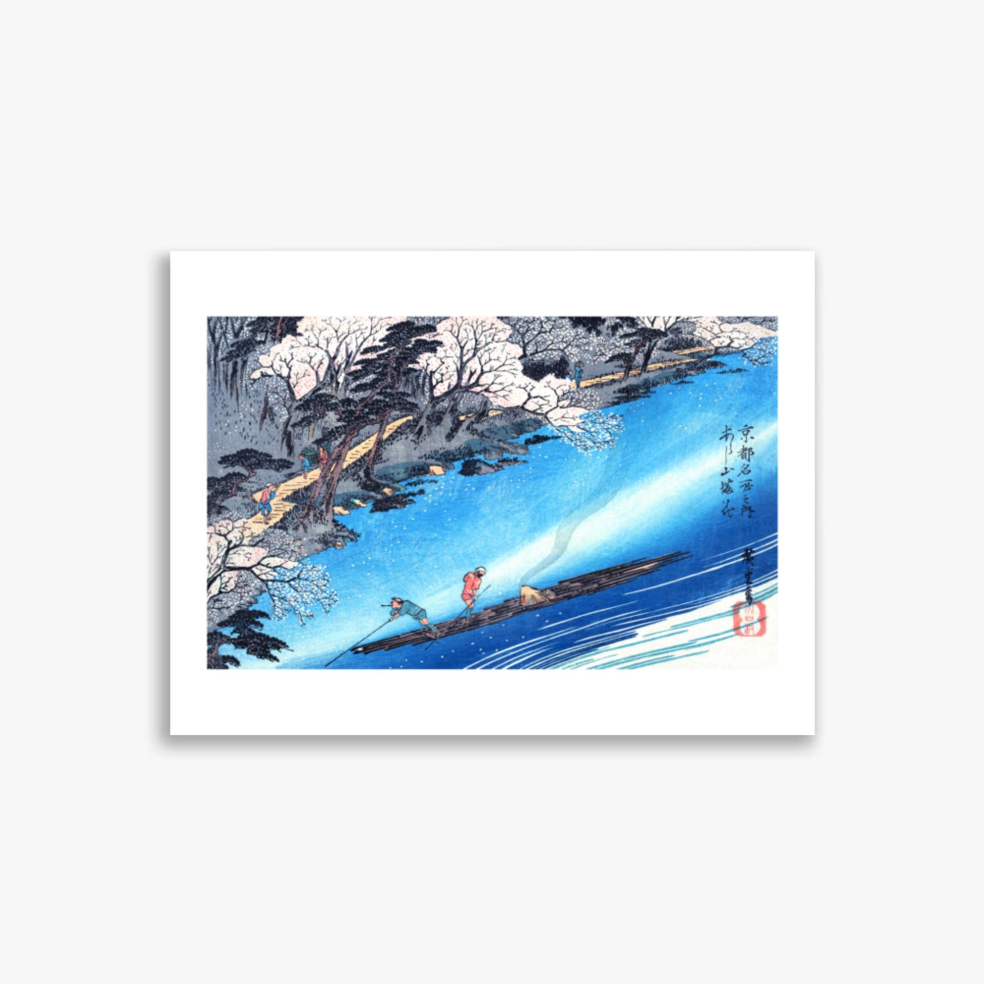 Utagawa Hiroshige - Arashiyama Manka 30x40 cm Poster