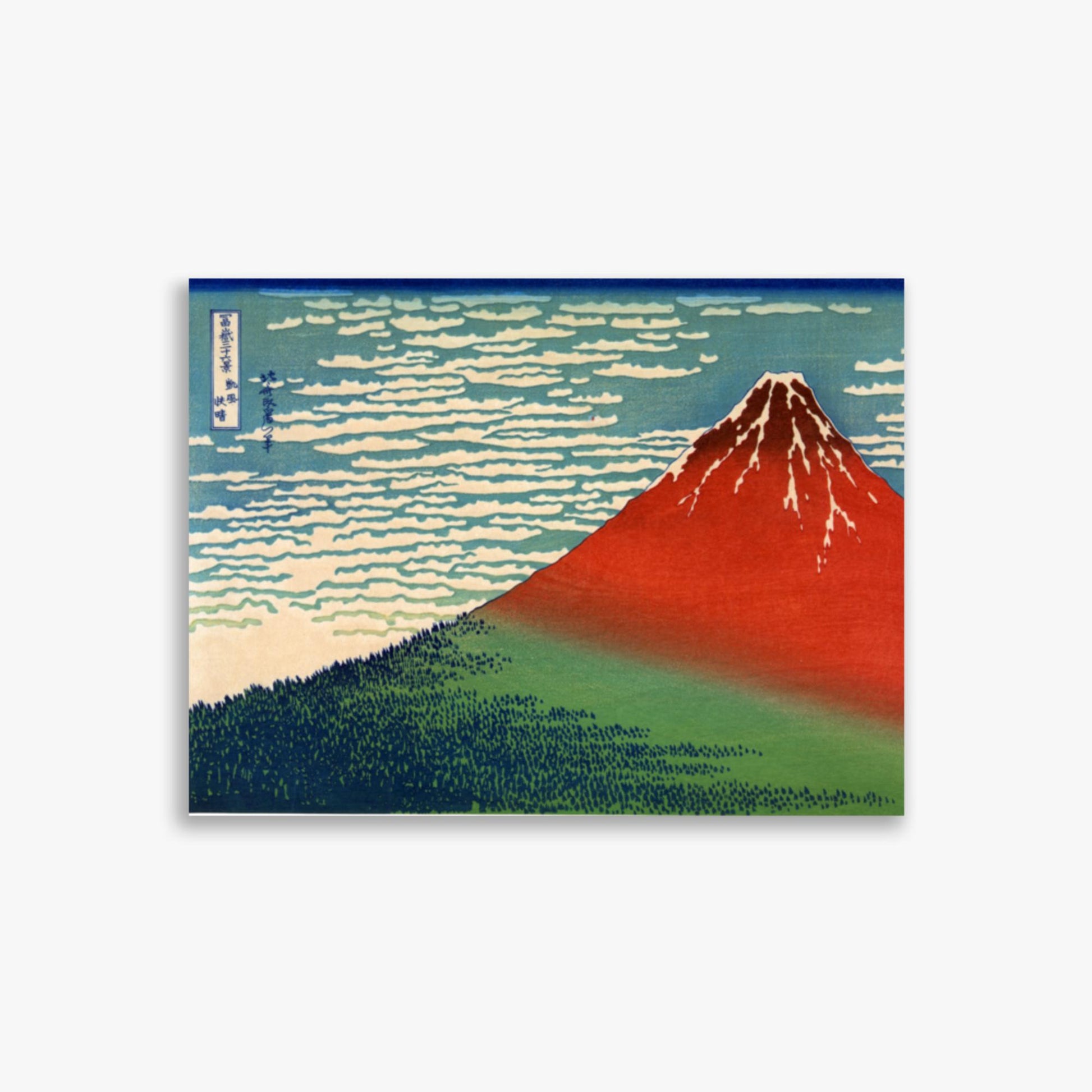 Katsushika Hokusai - Fine Wind, Clear Morning 30x40 cm Poster