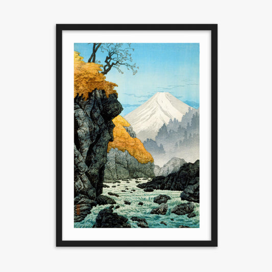 Takahashi Hiroaki (Shōtei) - Foot of Mount Ashitaka 50x70 cm Poster With Black Frame