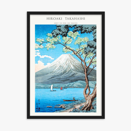 Hiroaki Takahashi - Mount Fuji from Lake Yamanaka - Decoration 50x70 cm Poster With Black Frame