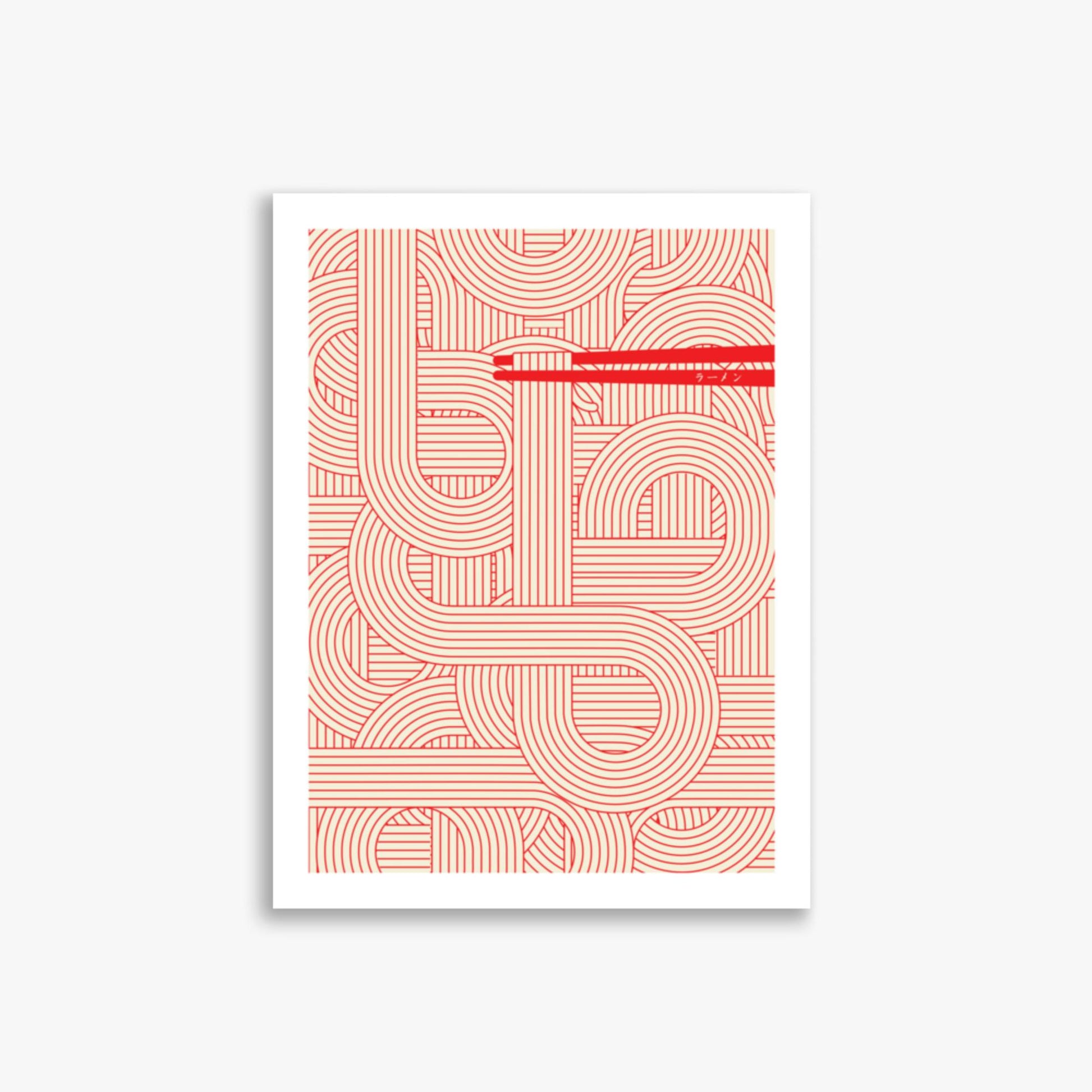Modern illustration: Abstract Noodles 30x40 cm Poster