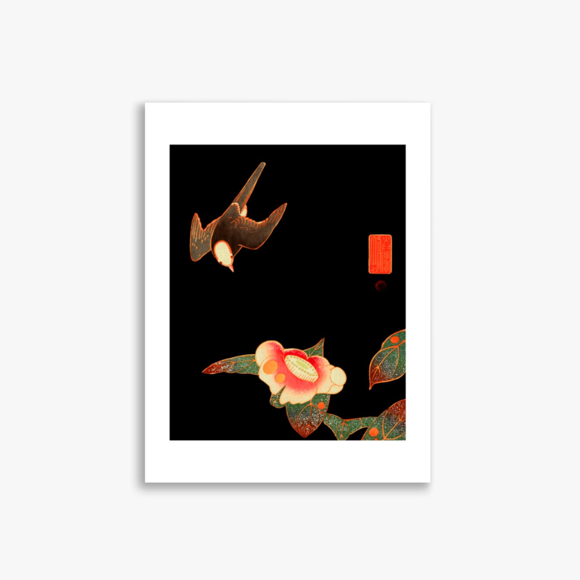 Ito Jakuchu - Swallow and Camellia 30x40 cm Poster