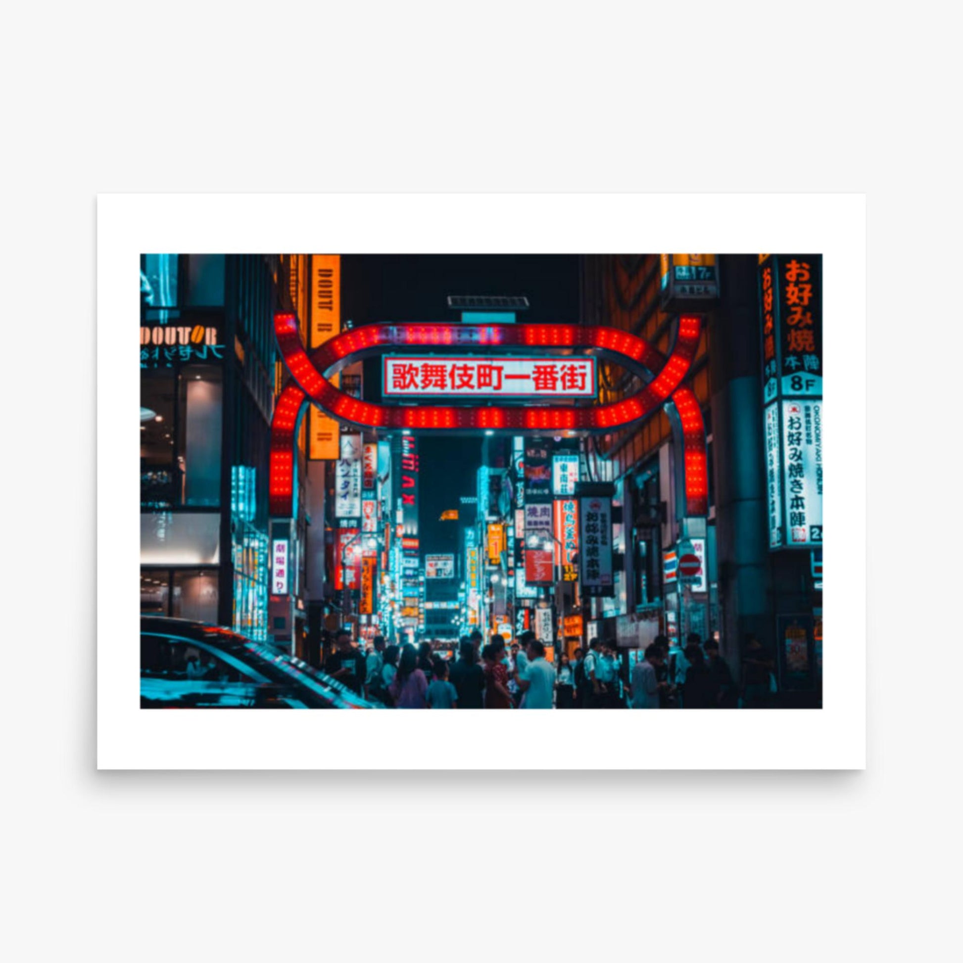 Kabukicho, Shinjuku at night 18x24 in Poster